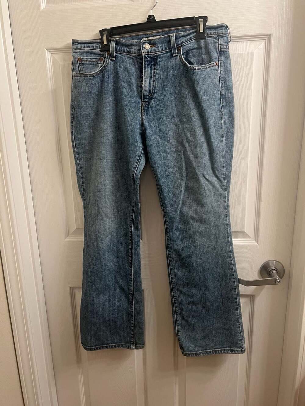 Levi's 515 Boot Cut Women's Blue Denim Jeans Size 14S
